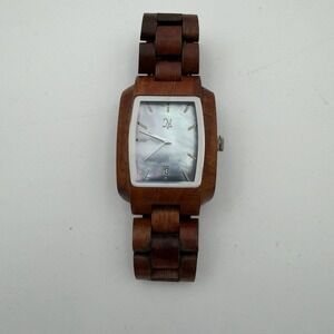 Martin & MacArthur Tense Wood Watch Mens Date